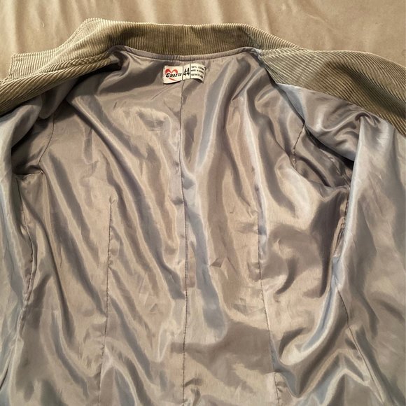 Grazia Corduroy Beaded Button Front Blazer - Picture 6 of 7